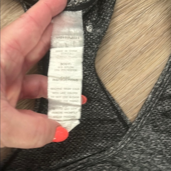 Gray Racerback Tank Top - Picture 2 of 3